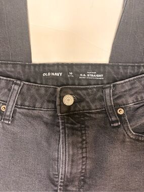 Old Navy O.G. Straight High-Rise Jeans - Washed Black